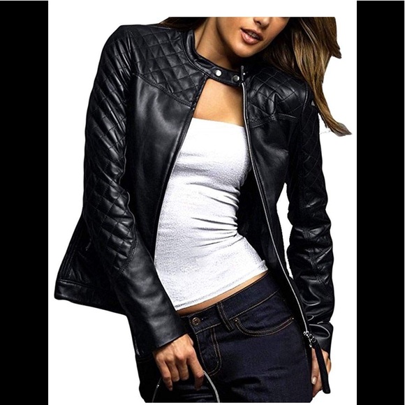 Decrum Jackets & Blazers - 👟 Decrum Real leather black moto jacket NWT